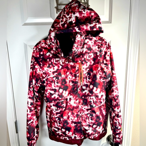 jupa Other - Jupa Snowboard Jacket - Youth Girls (16) - Ski Winter Snow Water Proof Floral
